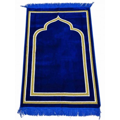 Коврик для намаза Golden Mihrab Sajda 110 × 70 см Электрик Коврик для намаза Golden Mihrab Sajda 110 × 70 см Электрик