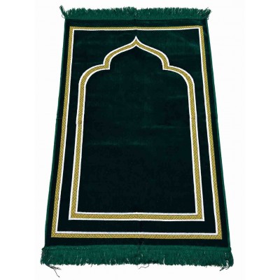 Коврик для намаза Golden Mihrab Sajda 110 × 70 см Зелёный