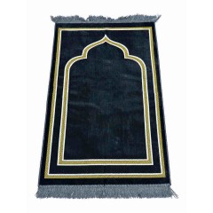 Килимок для намазу Golden Mihrab Sajda 110 × 70 см Темно-сірий
