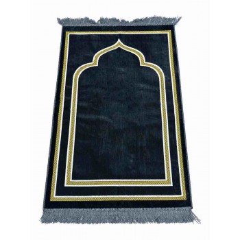 Килимок для намазу Golden Mihrab Sajda 110 × 70 см Темно-сірий Килимок для намазу Golden Mihrab Sajda 110 × 70 см Темно-сірий