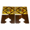 Складная подставка для Книги Корана 33×23 см с восточным узором Brown gold Складная подставка для Книги Корана 33×23 см с восточным узором Brown gold