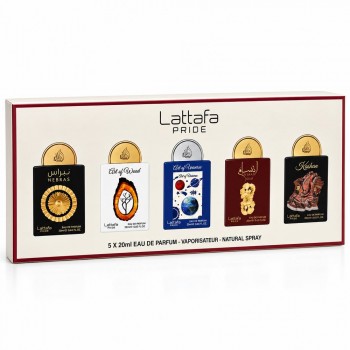 Подарунковий набір ароматів Gift Set Box 3 — 5 × 20 мл від LATTAFA Pride