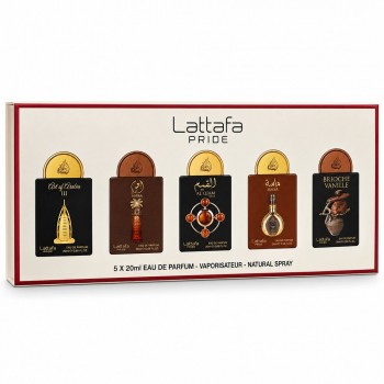 Подарунковий набір ароматів Gift Set Box 4 — 5 × 20 мл від LATTAFA Pride
