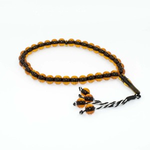 Чотки Tasbih Класичні (чорно-помаранчеві)