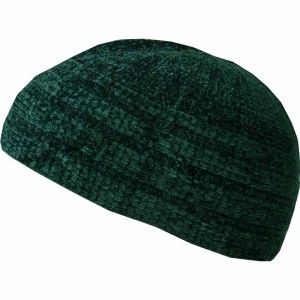 Тюбетейка утеплена велюрова доросла Takiye Зелена