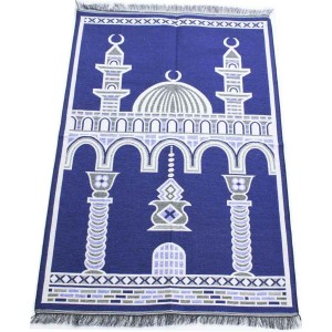 Килимок для молитви Two Minarets Sajda 80x120 Синій Килимок для молитви Two Minarets Sajda 80x120 Синій