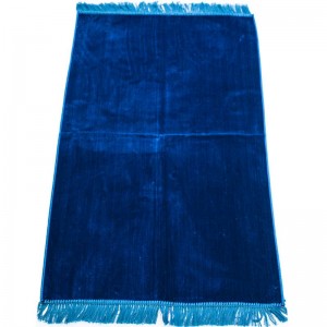 Килимок для намазу без візерунка Щільний Sajda 69x114 Морська хвиля