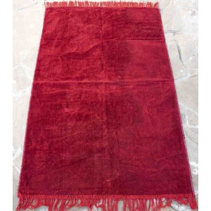 Килимок для намазу без візерунка Clean Sajda Червоний