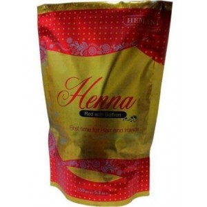 Хна червона з шафраном "Hemani"