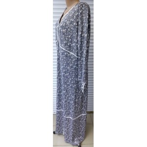 Сукня сіра з білим