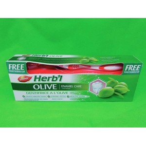 Зубная паста Оливка + щётка Dabur 150 г Зубная паста Оливка + щётка Dabur 150 г