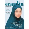 Хиджаб-палантин с нахлестом Ecardin Capraz Sal Изумрудный