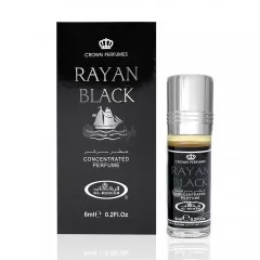Арабські масляні духи Al-Rehab Rayan Black 6 мл